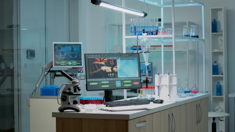 biochemistry-desk-with-scientific-computer